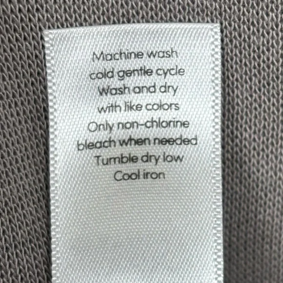 Athleta Sweatshirt Womens Lg Tall Silver Gray Serenity Criss Cross Athleisure - Picture 10 of 11